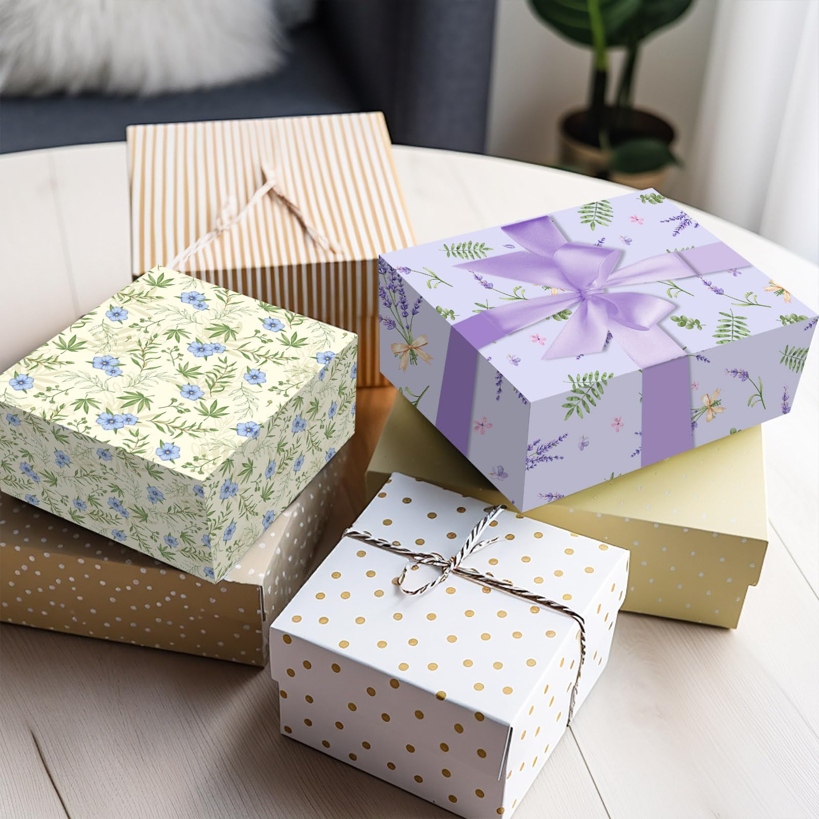 Carta Profumata per Cassetti, Profumi di Talco per Bambini, Profumo di Lino e Lavanda Carta Profumata per Armadi per Profumare i Vestiti e Decorare i Mobili, 36.5 * 50 cm