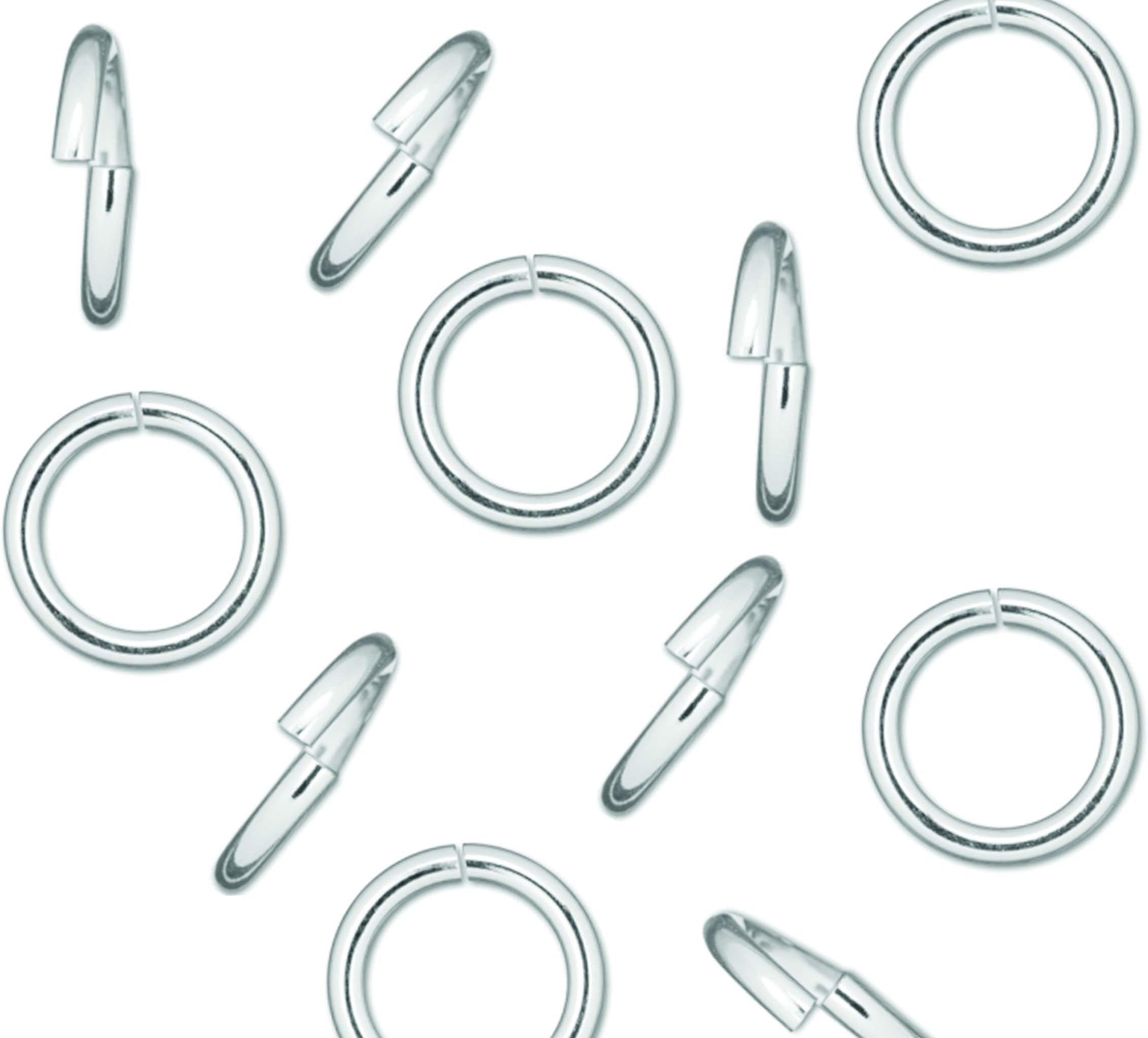 Beautiful Jewellery Company Ltd BJC® Sterling Silver 925 Jump Rings in 3mm 4mm 5mm 6mm 7mm 8mm 9mm 10mm in Multiple Quantities