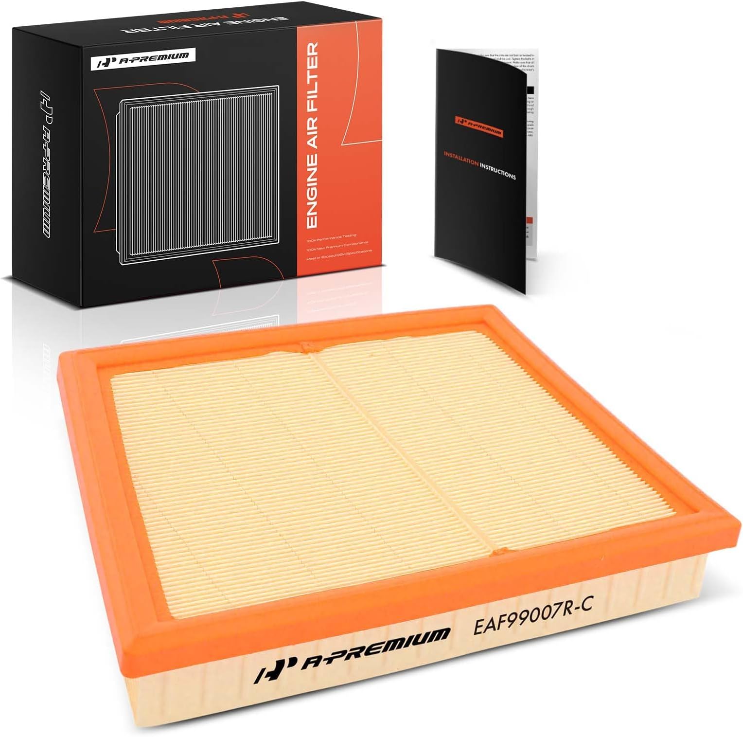A-Premium Engine Air Filter Compatible with BMW X1 16-22, X2 18-22 & Mini Cooper 15-23, Cooper Clubman 16-23, Cooper Countryman 17-23, 1.5L 2.0L