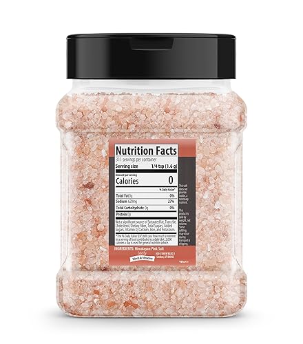 Miniatura 2 de Birch & Meadow Sal rosa del Himalaya, 1.1 libras, procedente de Pakistán, sal natural