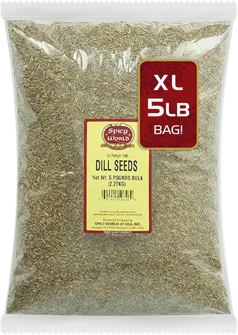 Dill Seeds 5 Pounds Bulk (Suva)