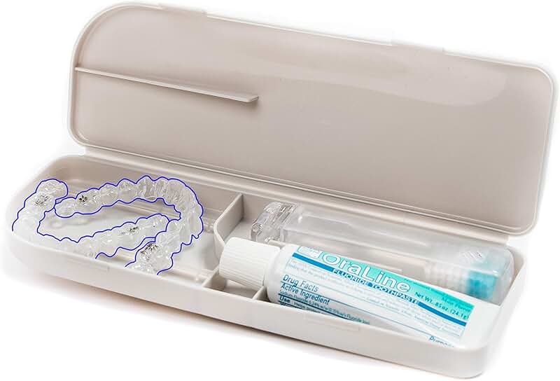 toothbrush and toothpaste travel case