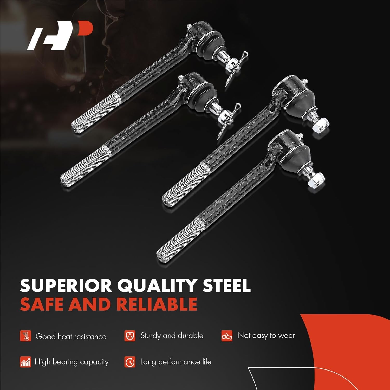 A-Premium Set of 11, Front Upper Lower Ball Joint, Inner Outer Tie Rod End, Center Link, Compatible with Chevrolet Blazer 96-05, S10 96-03, GMC Jimmy 96-01, Sonoma 96-03, Isuzu Hombre 96-00, RWD