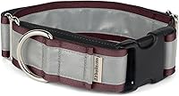 Vista 2 de If It Barks - Collar Martingala reflectante de 1.5 pulgadas con hebilla a presión rápida para perros - Ajustable - Fabricado en Estados Unidos