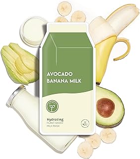 ESW Beauty Avocado Banana Milk - Hydrating Plant-Based Milk Face Mask (6...