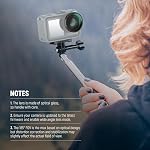 NEEWER OSMO Action FOV Boost Lens, 185° FOV Wide Angle Lens Compatible with DJI OSMO Action 4/5 Pro Accessories, Threaded Attachment Coated Action Camera Lens, FL-B30