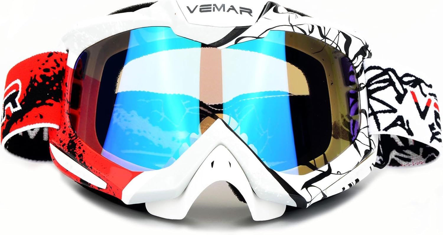 Ubelly ATV Goggles Dirt Bike Goggles Motocross Off Road