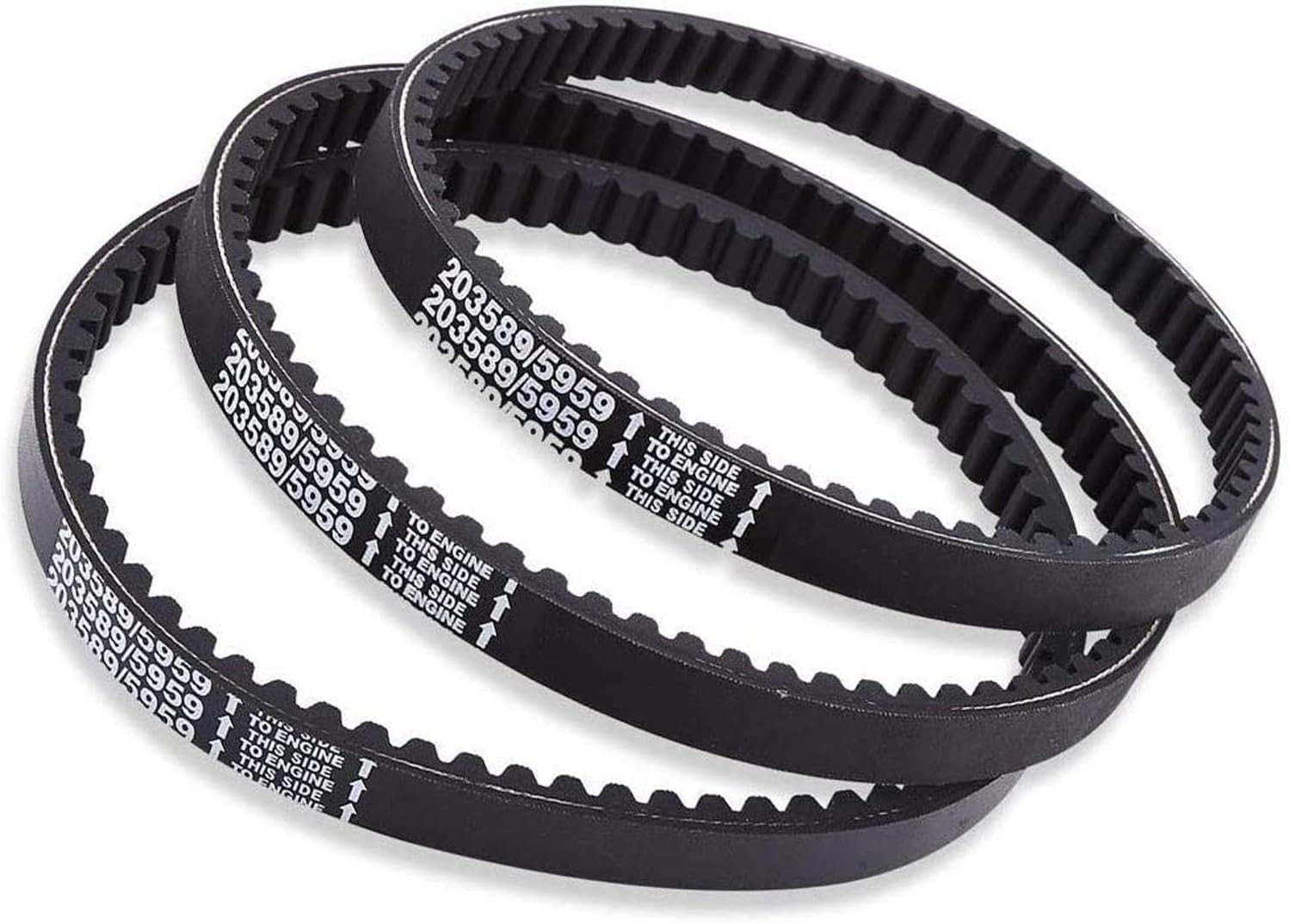 TEANTECH 30 Series Torque Converter Go Kart Drive Belt Replaces For Manco 5959 / Comet 203589, 3 Packs