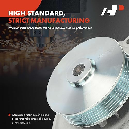 Miniatura 3 de A-Premium Bomba de agua de motor con junta compatible con Jeep Grand Cherokee 2014-2018 y Ram 1500 2014-2018, V6 3.0L Diesel