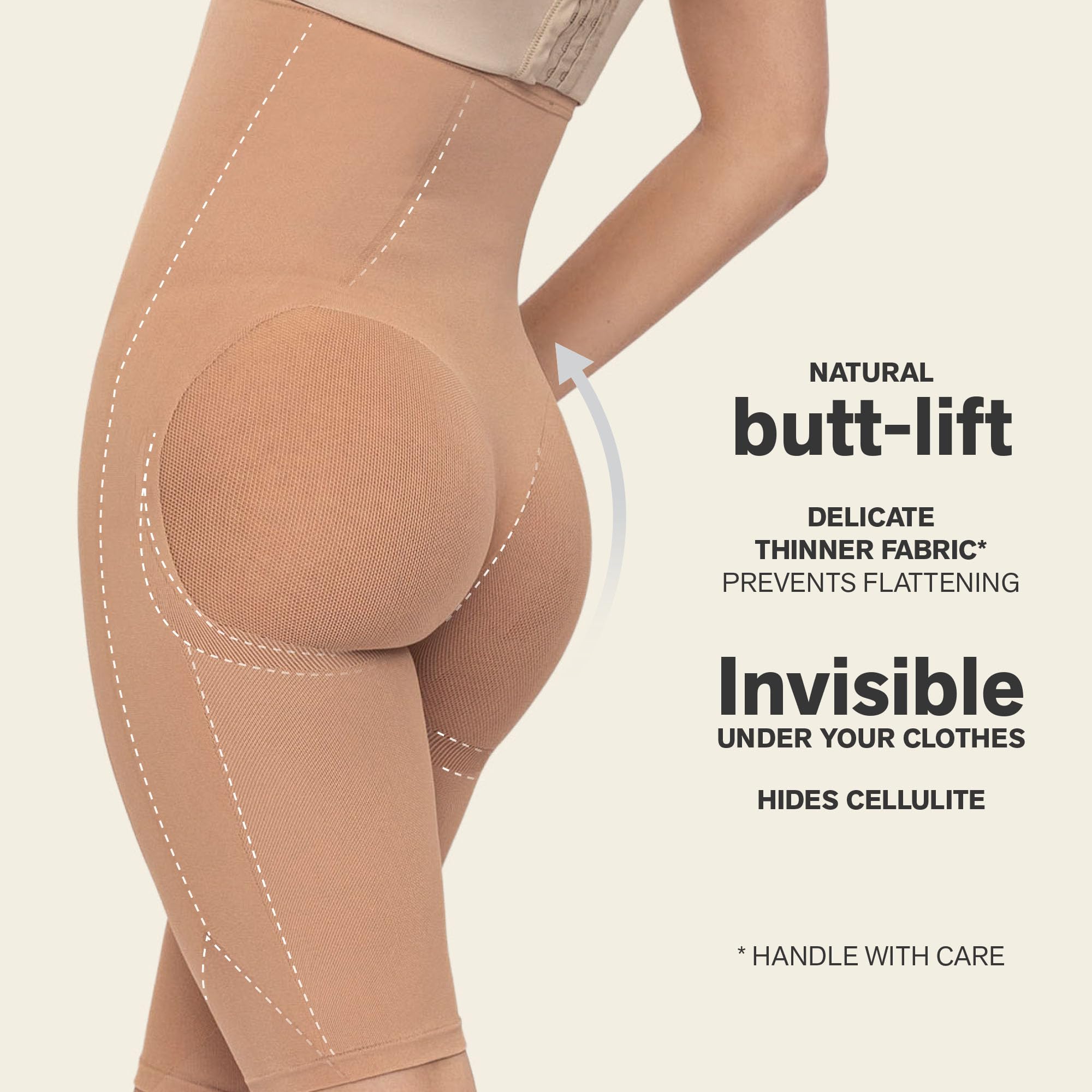 Leonisa Shapewear Radlerhose - Bauchweg Body Shaper Damen Unterwäsche