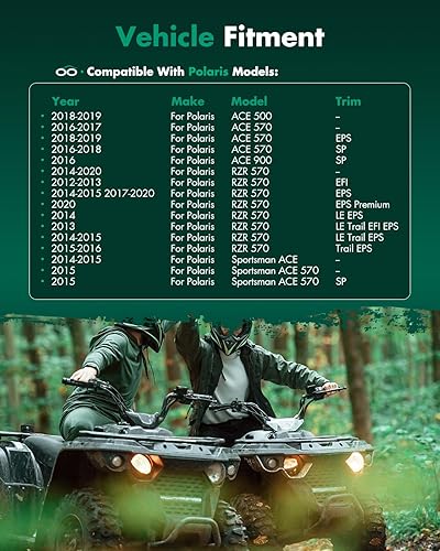 Vista 930 de SCITOO 1333081 1333947 Eje CV trasero izquierdo derecho para 2016-2020 para Polaris General 1000 2017-2020 para Polaris General 4 1000 2015-2018