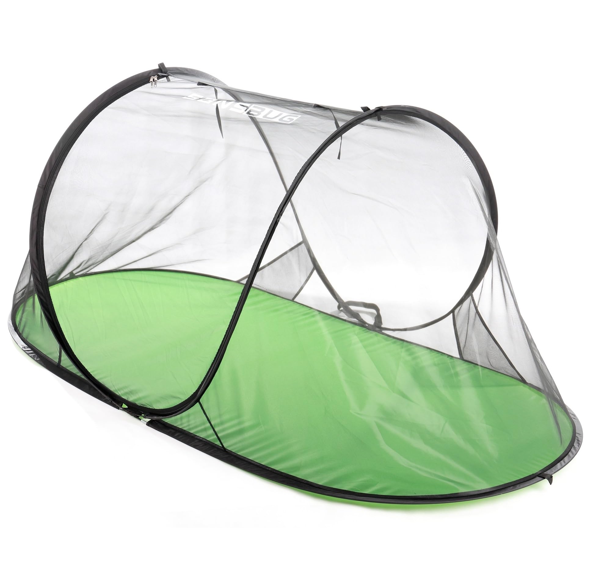 SANSBUG Bug Tent for 1-Person (Instant Pop up, Strong No-See-um Mesh, Poly Floor)