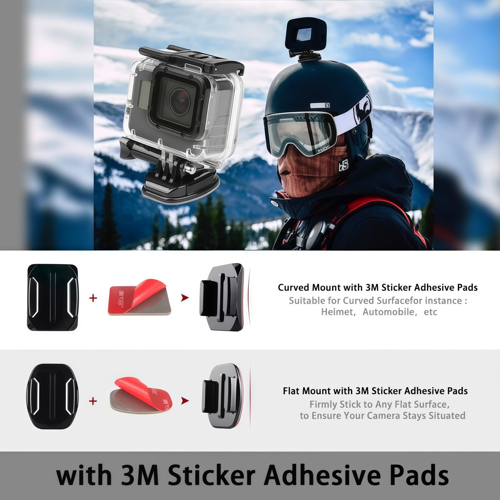 Kit de accesorios para cámara de acción AKASO EK5000 EK7000 4K WiFi
