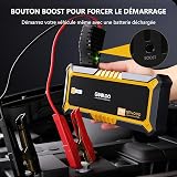 GOOLOO GP4000 Booster Batterie 4000A,12V Jump Starter - 7