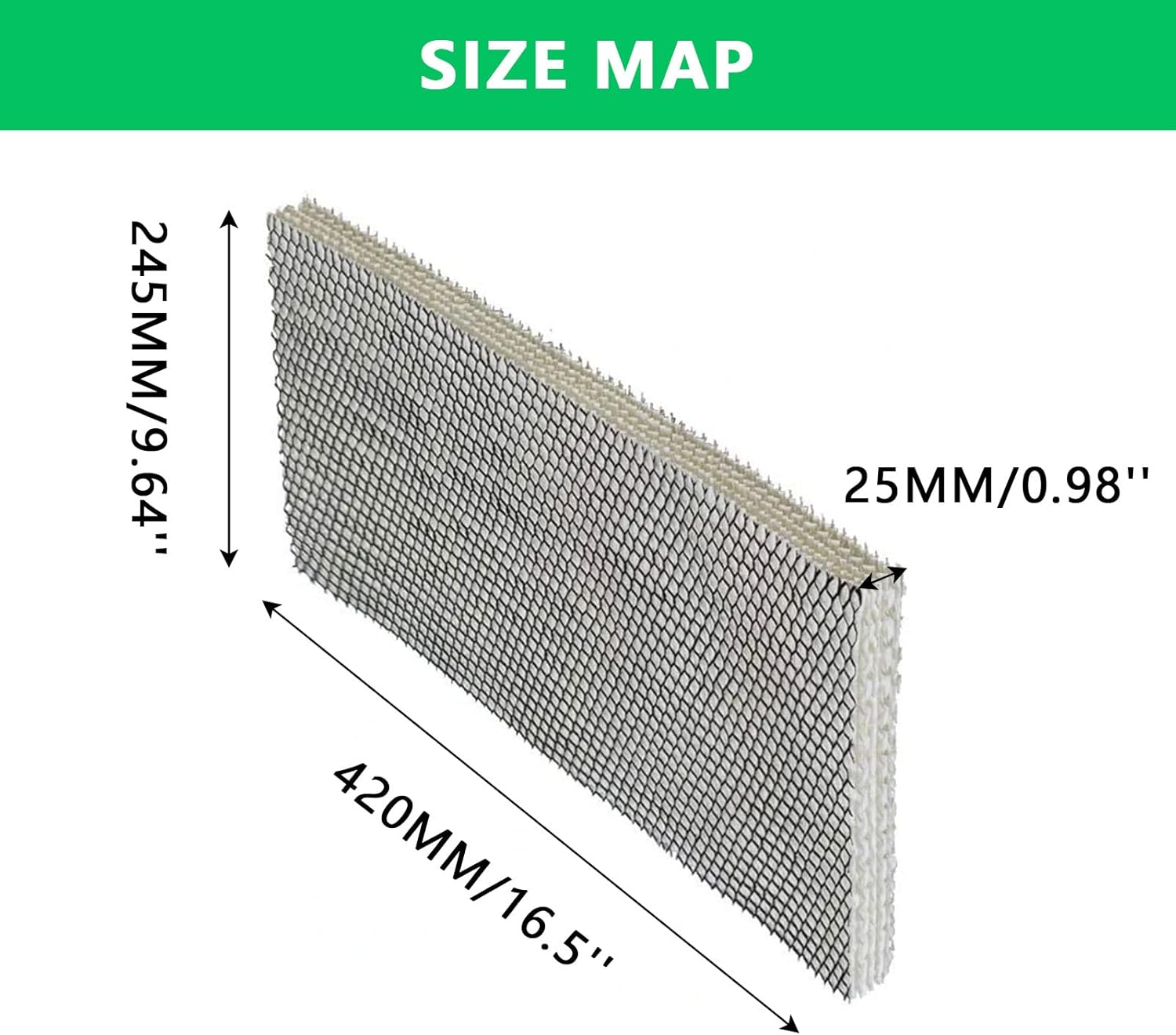 VideoPUP 4pcs Replacement HWF80 Humidifier Wicks Filters HEPA Filter Compatible with Holmes HM2200 HCM3888C Humidifiers Filter W, Replace Part HWF-80 HWF80-U HWF80-U-2