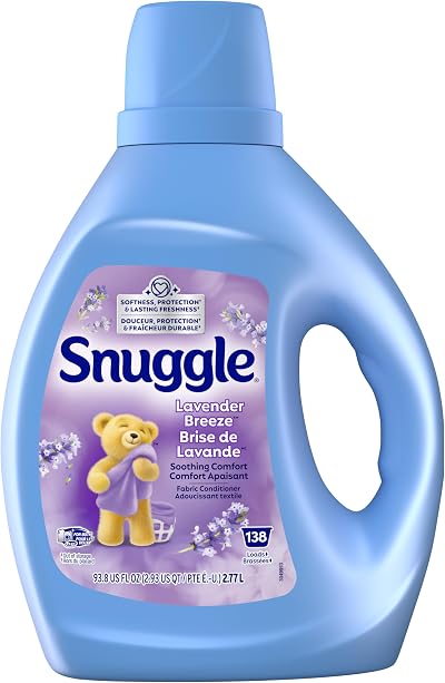 Snuggle Lavender Breeze Liquid Fabric Conditioner, 2.77L/138 Loads