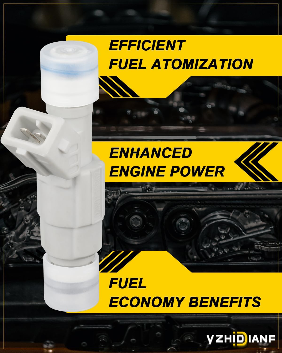 Fuel Injectors 0280155962 For:-Ford Explorer 1999 2000, For:-Ford Ranger 1998 1999 2000, For:-Mazda B4000 1998 1999 2000 2001, 4.0L Fuel Injectors Set of 6 Replace OE# 84212205