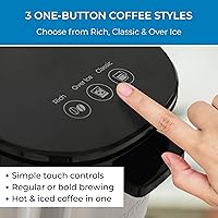 Vista 5 de Kenmore Single Serve Coffee Maker – 6–14 Oz Brew Sizes, Compatible with Keurig K‑Cup Pods & Ground Coffee, One Cup Brewer, Travel Mug Friendly, Auto