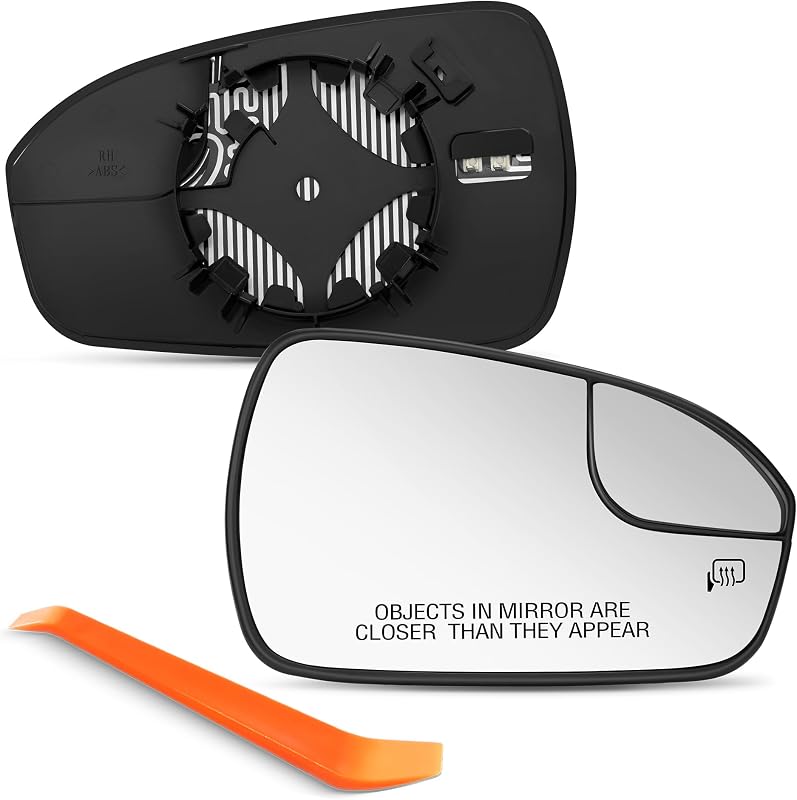 Vidro do retrovisor externo direito aquecido SNEMEEY para Ford Fusion 2013 a 2020 – 1 unidade