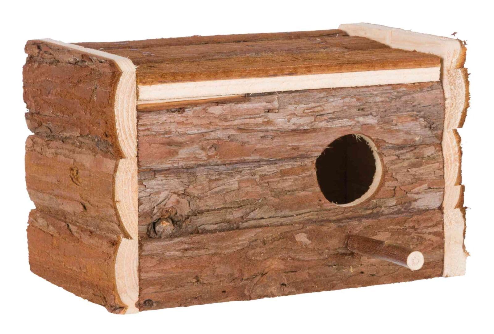Trixie Natural Living Wood Breeding Nesting Box happy Safe Birds 21×13×12cm 5632