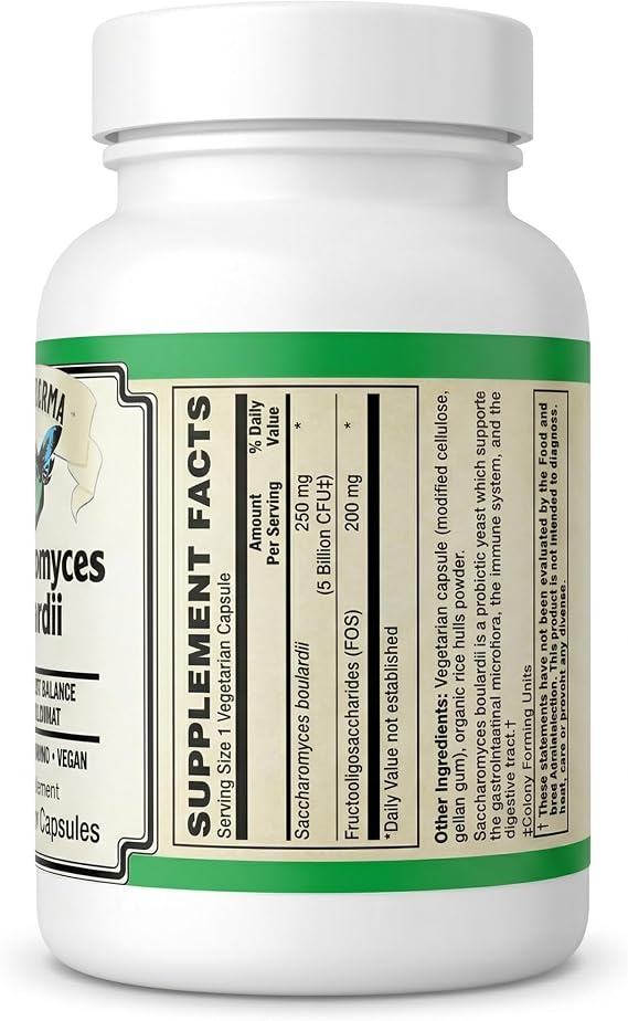 Saccharomyces Boulardii - Non-GMO Project Verified - Dairy Free