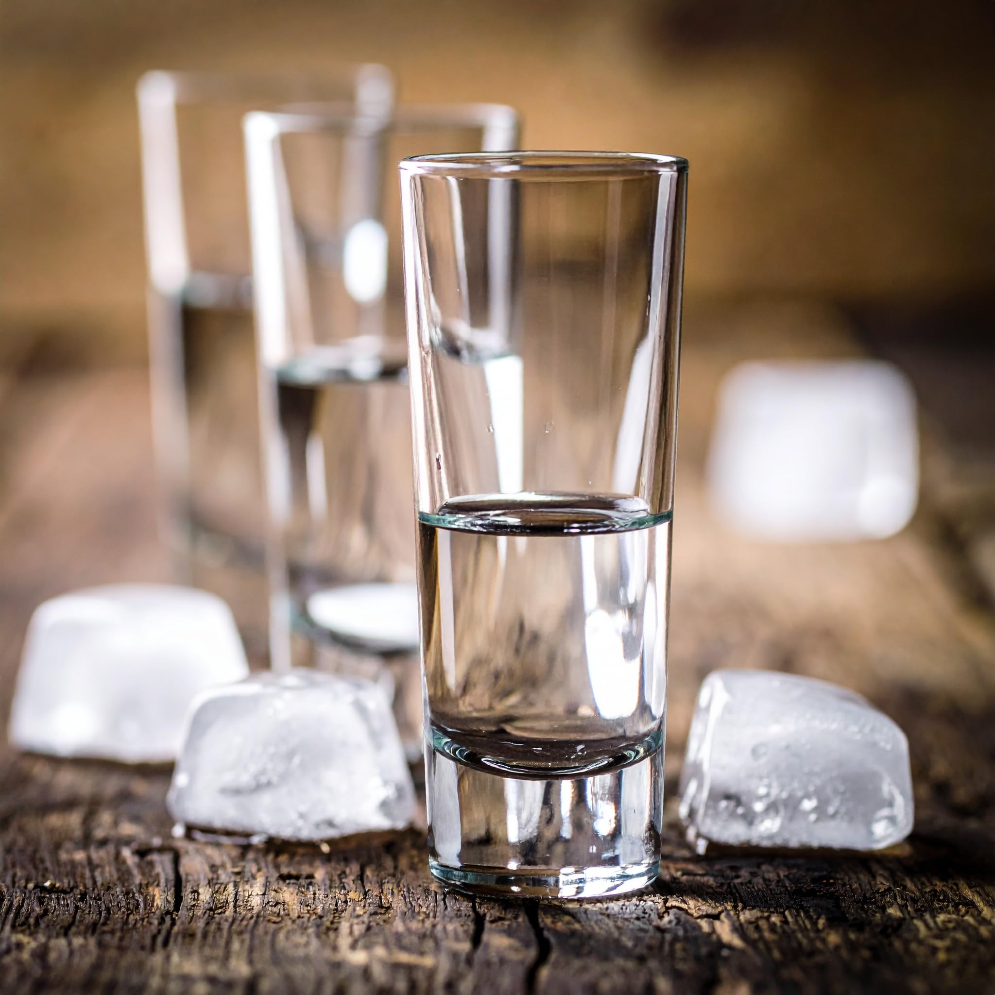 Glasmark KROSNO 1992 Bicchierini da Shot con Fondo Pesante – Set 12 Pezzi – 65 ml – Trasparente – Lavabile in Lavastoviglie