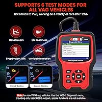 Vista 4 de ANCEL VD700 OBD2 Herramienta de lectura de códigos de diagnóstico y escaneo Compatible con Volkswagen Audi VW Skoda Seat, escáner OBD11 de todas