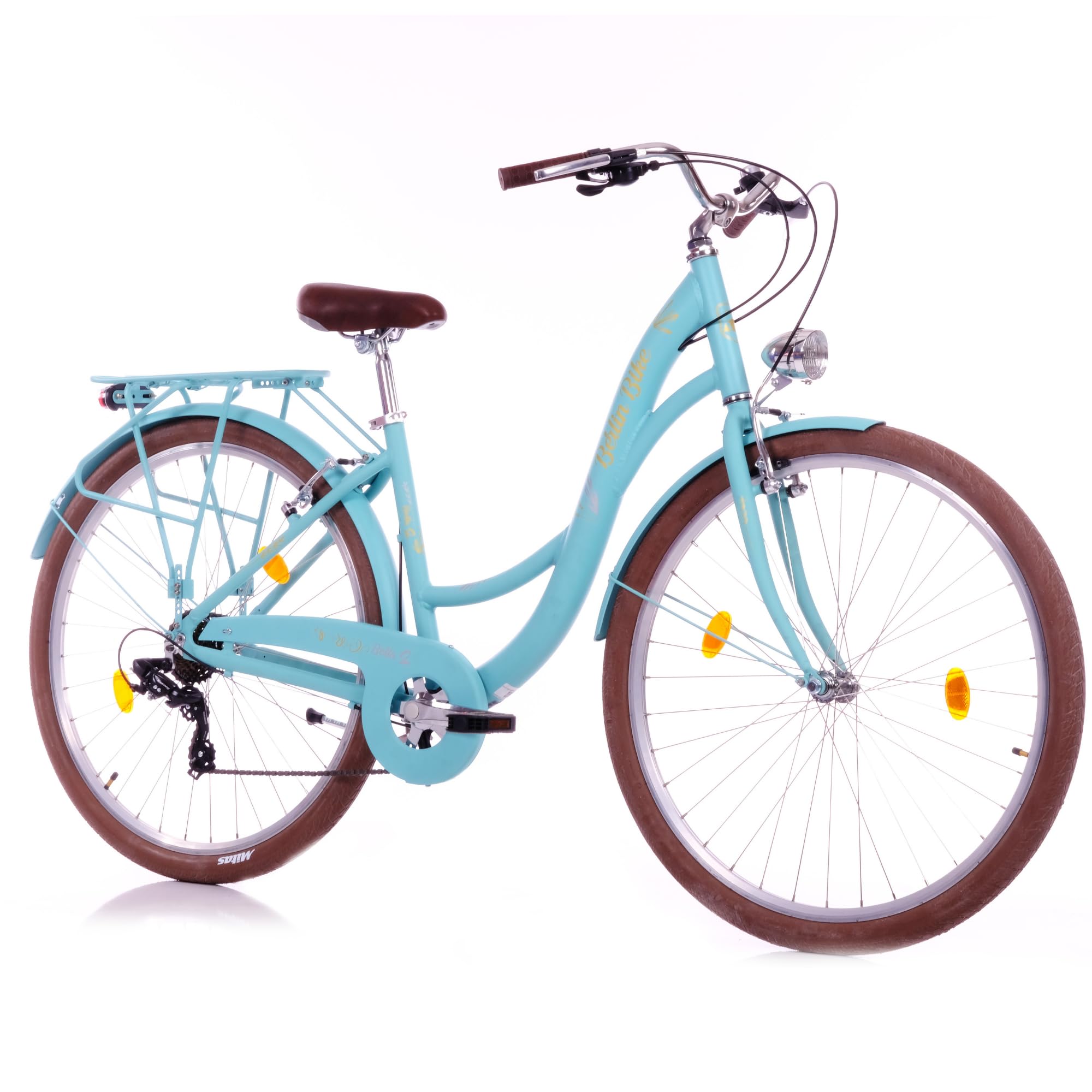 BERLIN BIKE Cityrad Bella 2 – 28 Zoll Damen Hollandrad Shimano 7-Gang