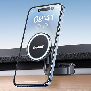 Tesla Phone Mount Holder Compatible with MagSafe Car Mount Fit for All Phones [One-Hand Installation] Tesla Model 3/Y Phone Holder, Tesla Model 3/Y Accessories