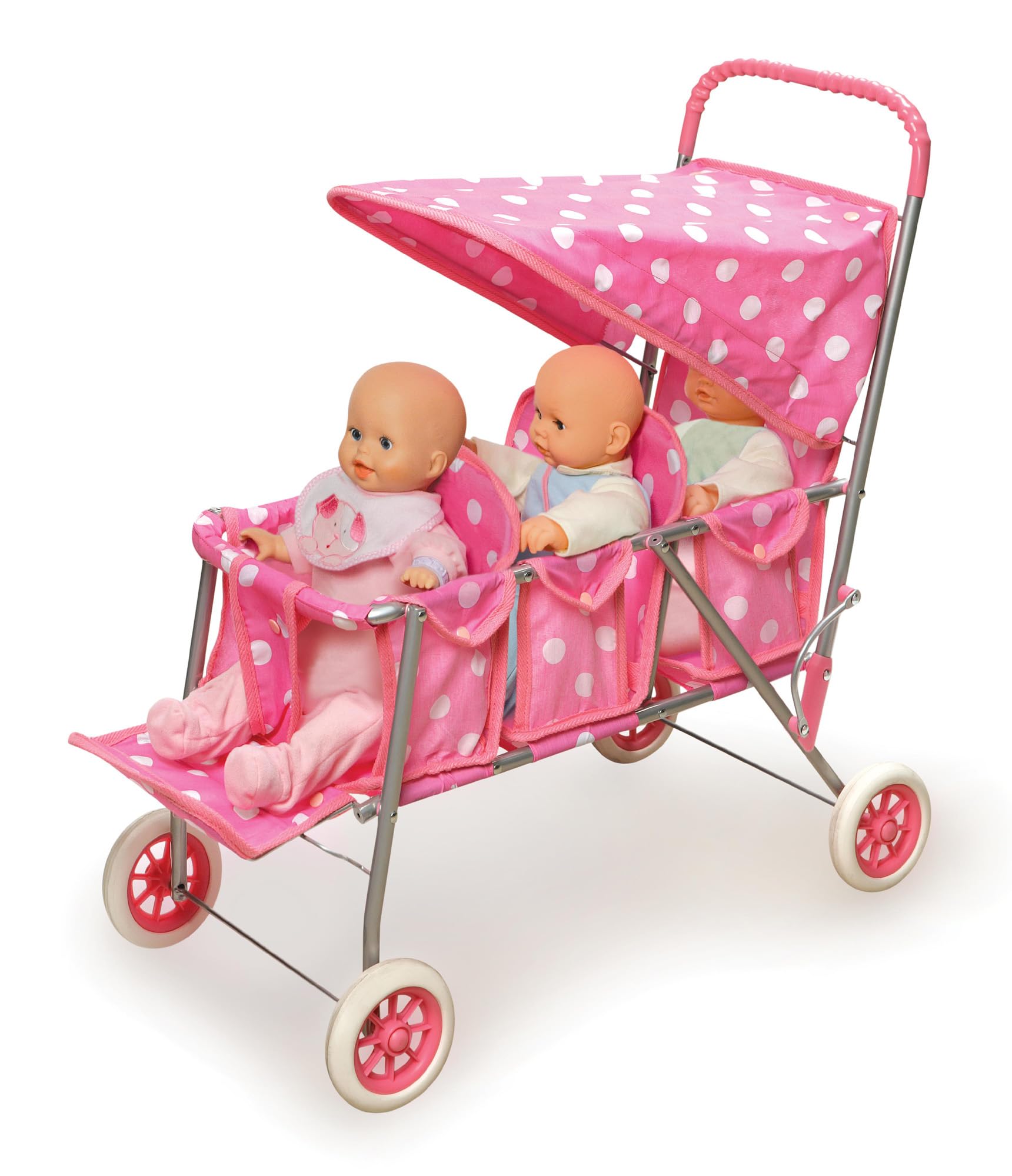 Amazon.co.jp: Badger Basket トリプルドール ベビーカー 人形用