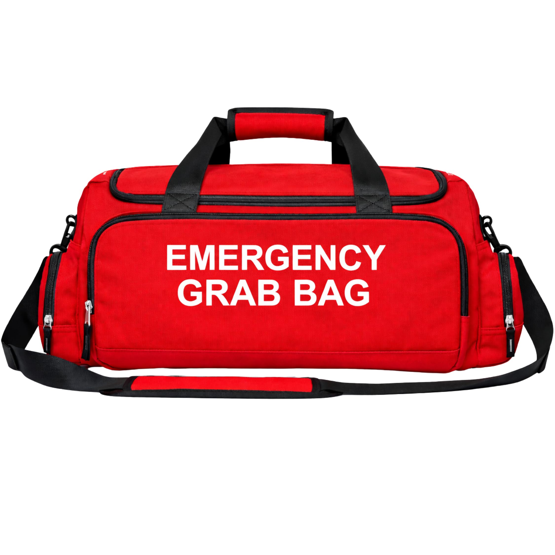 Borsa di emergenza – Borsone durevole di alta qualità con sezioni multiple, opzioni di trasporto multiple (borsone, spalla o zaino) e scomparto separato per bagnato/asciutto