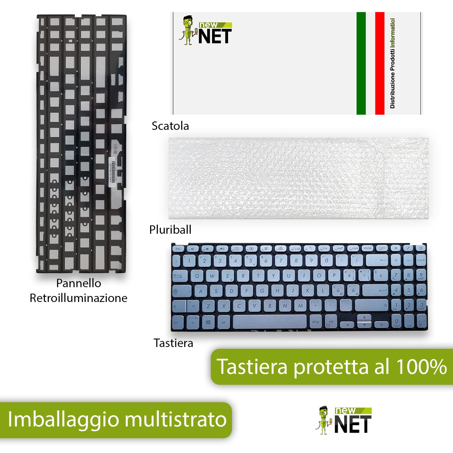 Tastiera Italiana per Asus compatibile AENJ2I01210, MP-10A76I0-5281