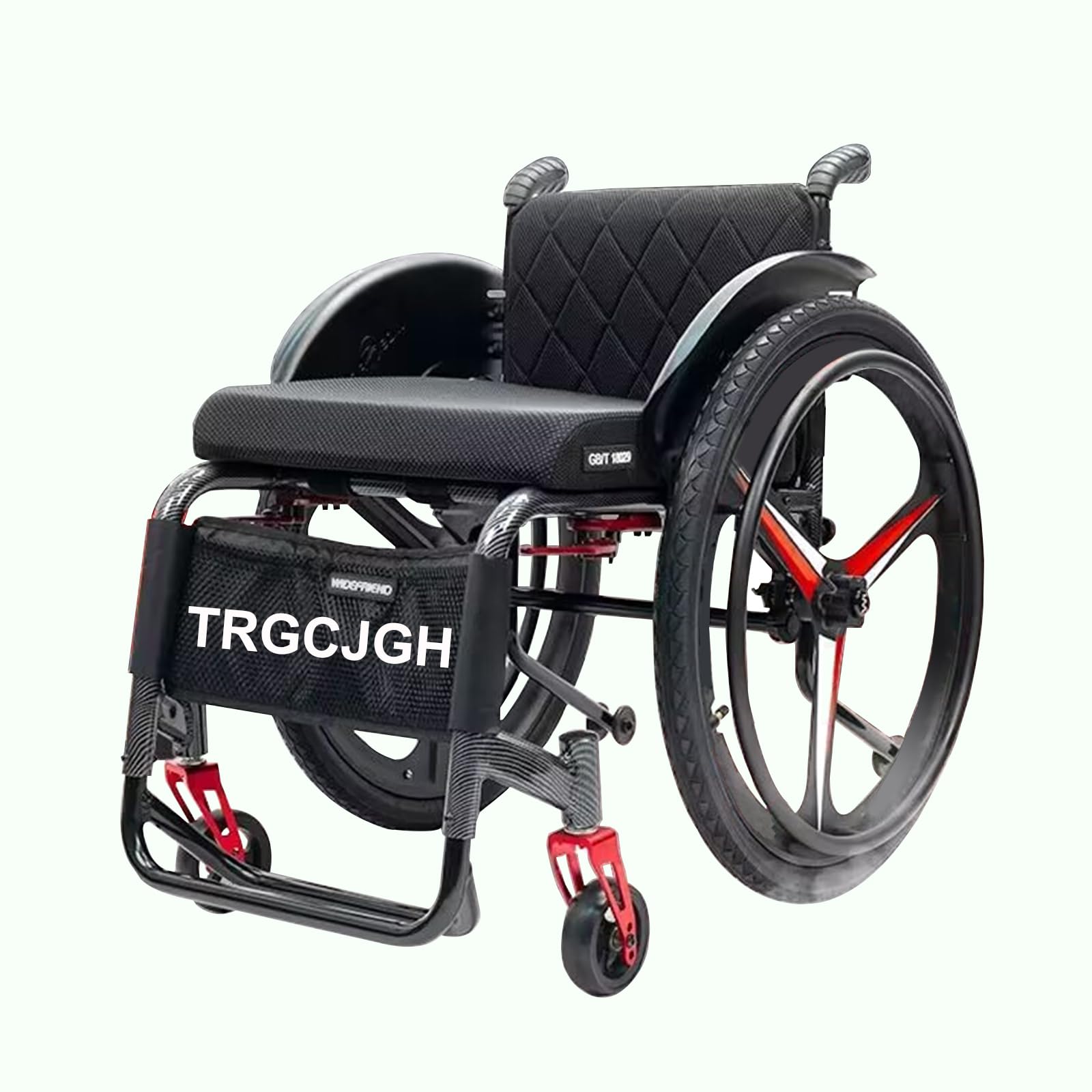 移動介助用車椅子　高さ調整は手動　（値下げしました） 自走用車椅子 MY－1 背折れ式・介助ブレーキ・肘跳ね上げ・ひじ掛け