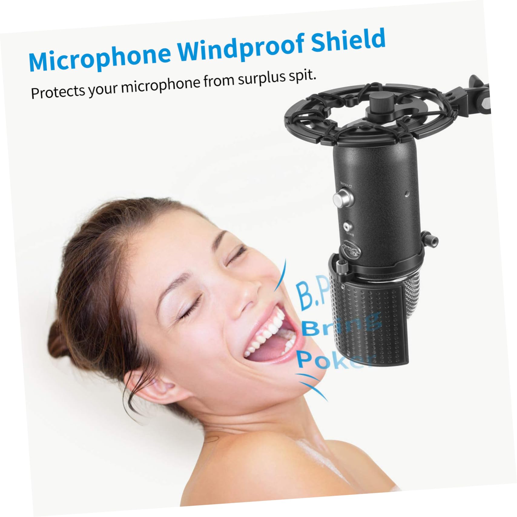 Abaodam 3stücke Mikrofon Windschutz U-förmig Geräuschreduzierung Effektiver Popschutz Für Mikrofone Für Aufnahmen Kompatibel Mit Usb-mikrofonen Und Lavalier-mikrofonen
