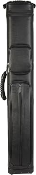 ASKA Hard 4x8 Pool Cue Case, Holds Up to 4 Butts and 8 Shafts, Choice of Styles