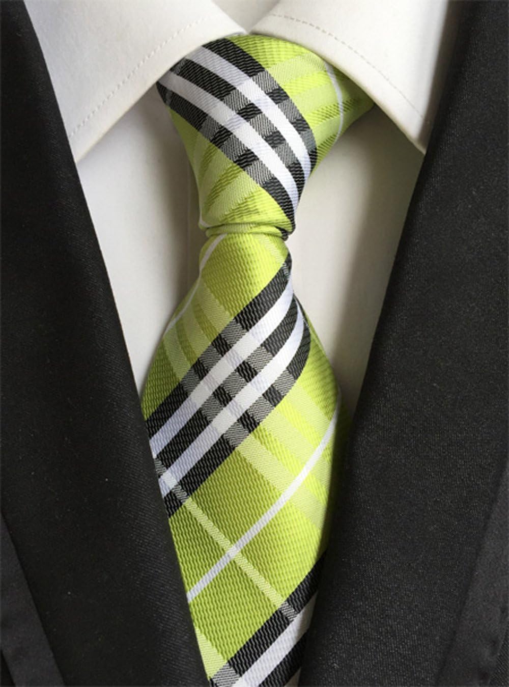 WeiShang Lot 6 PCS Classic Men's Silk Tie Necktie Woven JACQUARD Neck Ties - Image 2