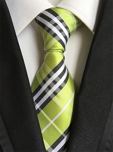 Vista 91 de WeiShang Lote de 6 corbatas clásicas de seda para hombre, corbatas tejidas jacquard