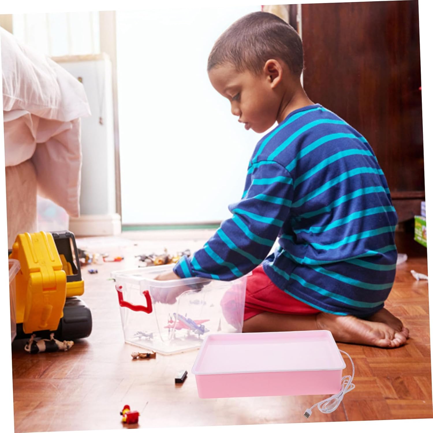 COOLHIYA Cute Sand Painting Board for Pink Sand Art Craft Set with Smooth Edges Non-Toxic Materials Sensory Tactile Drawing for Preschoolers and Early Education