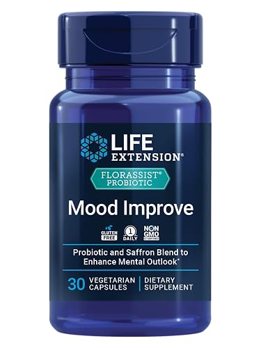 Life Extension FLORASSIST® Probiotic Mood Improve, probiotic and Saffron Blend