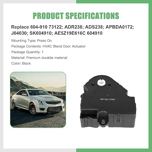 Vista 137 de SCITOO Reemplazo de actuador de puerta de mezcla de calentador HVAC para Ford F-150 2004-2008, para Ford para Lobo 2004-2008, para Lincoln para Mark