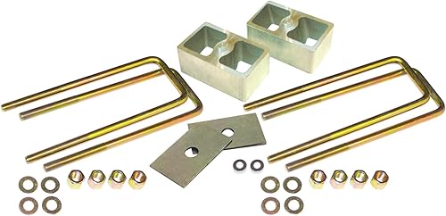 Superior 13-2140 Kit de bloque de elevación de aluminio de 2 x 3 pulgadas (para resortes de hoja de 3 pulgadas de ancho con un pasador central)