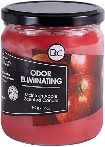 Miniatura 1 de Vela con fragancia que elimina olores - elimina el 95% de olores de mascotas, humo, comida y otros olores rápidamente, hasta 80 horas de combustión,