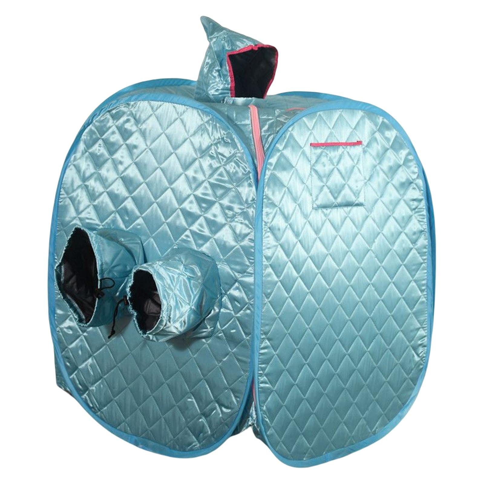 Sauna Room Tent Portátil Plegable Sauna Completa con Doble Cremallera y Tela Aislante Resistente Adecuada para Relajación en Casa Spa Personal y, Azul