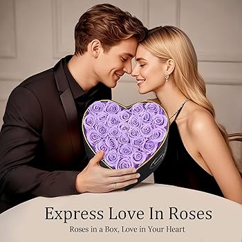 Amazon.co.jp: MAMAMIKO 27 プリザーブドローズ ハート型ギフト