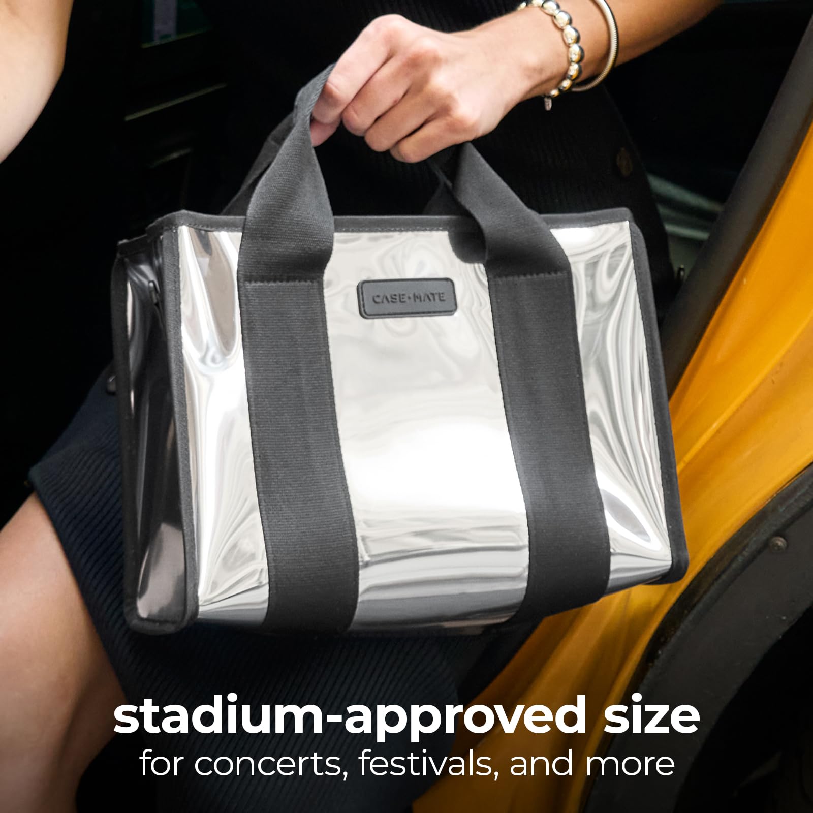 Amazon.com: Case-Mate Silver Chrome Jelly Tote Bag (Medium