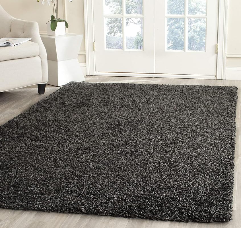 Image of zia carpets Cozy Soft Shaggy Non Slip Carpet for Home Decor Aesthetic Rugs with 2.5 inch Thikness Size 12x18 Feet