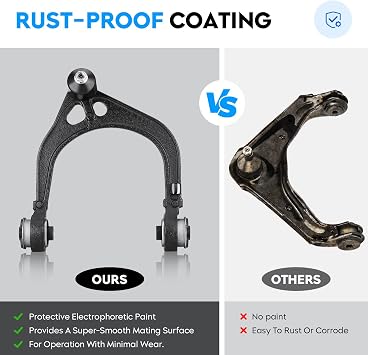 RWD Front Control Arms w/Ball Joints for Chrysler 300 Dodge Charger Challenger 2011-2017, Sway Bars Tie Rods Suspension Kit - K620177 K620178 14PCS