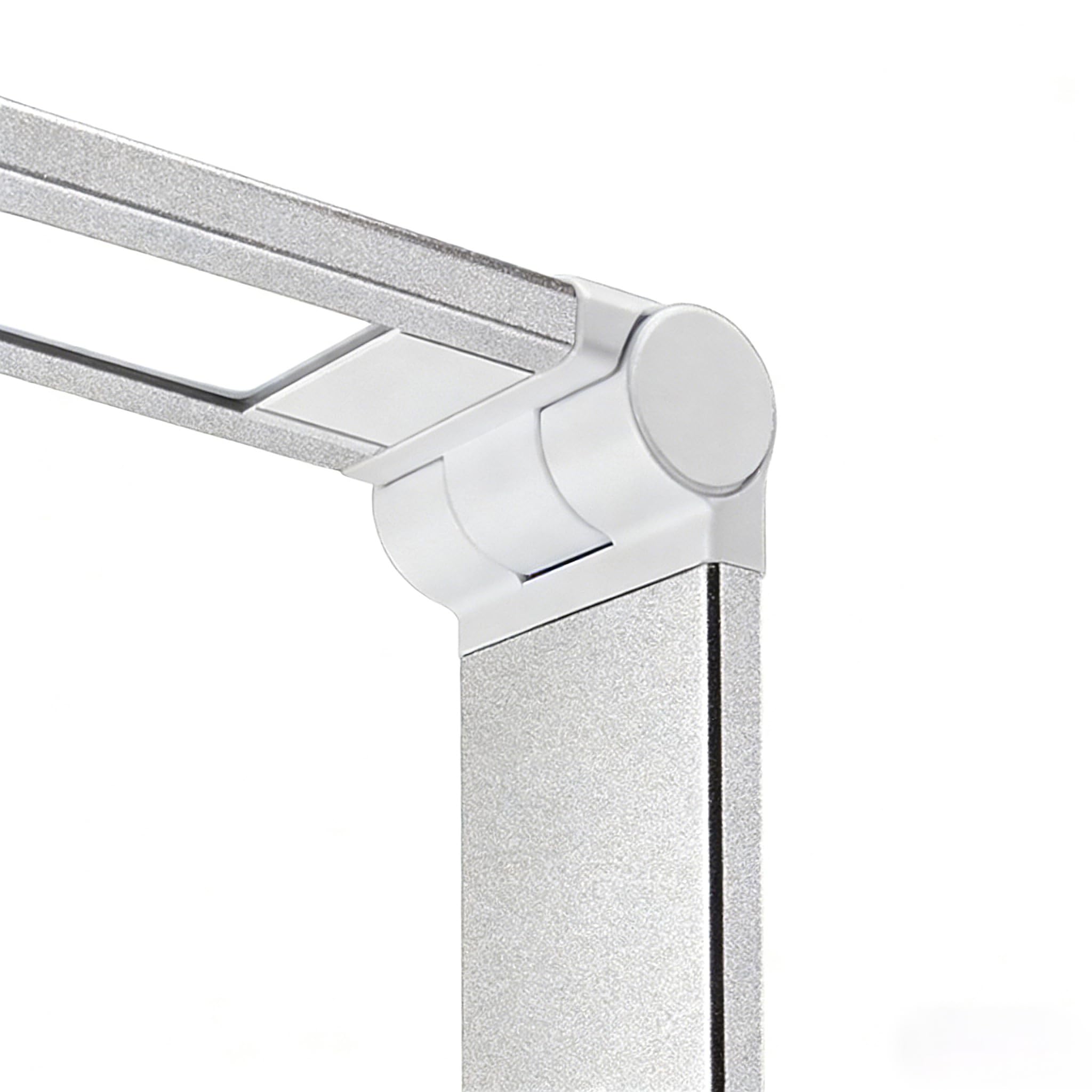 LED-Schreibtischlampe mit USB-Ladeanschluss, 5 Farbmodi, 10 dimmbare Helligkeitsstufen, augenschonendes Leselicht, Touch-Steuerung und 30/60-min-Auto-Timer, Silber