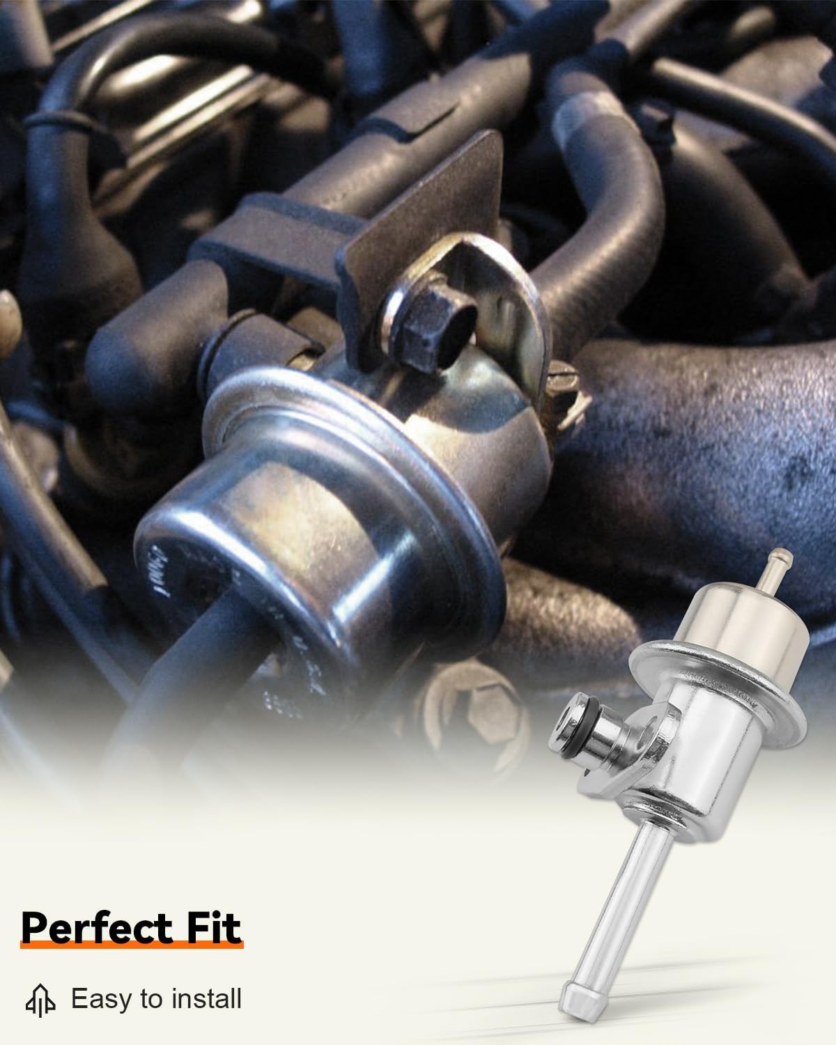 PR4149 Fuel Pressure Regulator Fit for Geo Tracker/Suzuki Sidekick 1989-1995, Fit for GMC Chevrolet Tracker 1989-1991
