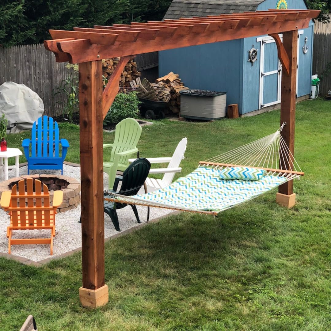 Amazon.com: Pergola Depot Brim 10' Cedar Pergola Kit with 12